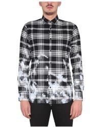 Philipp Plein - Gothic Plein Checked Cotton Shirt - Lyst