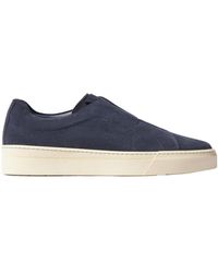 SCAROSSO - Round Head Low Upper Board Shoes - Lyst