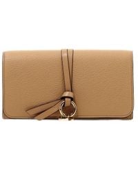 Chloé - Chloé Logo Charm Laced Wallet - Lyst