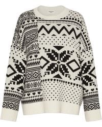 Weekend by Maxmara - Jacquard Knitted Sweater - Lyst