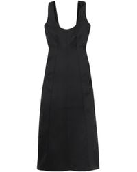 Proenza Schouler - Isabelle Paneled Crepe Midi Dress - Lyst