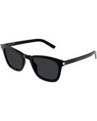 Saint Laurent - Eyewear Slim Square Frame Sunglasses - Lyst