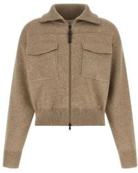 Brunello Cucinelli - Long-Sleeve Cardigan - Lyst