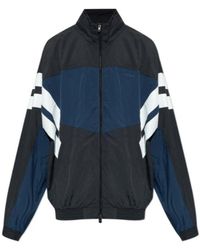Vetements - Striped-Sleeves Colour-Block Jacket - Lyst