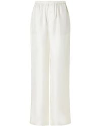 Rohe - Silk-Satin Wide-Leg Pants - Lyst