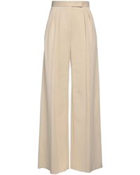 Max Mara - Solid Color Wide-Leg Trousers - Lyst