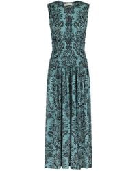 Ulla Johnson - Kamaria Ruched Maxi Dress - Lyst
