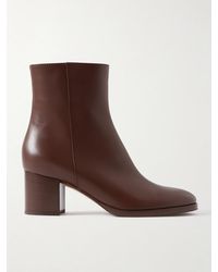 Gianvito Rossi - Vitello Glove 55 Leather Ankle Boots - Lyst