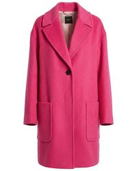 Weekend by Maxmara - Long-Sleeved Lapel Coat - Lyst