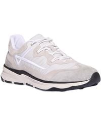 Herno - Panelled Lace-Up Sneakers - Lyst