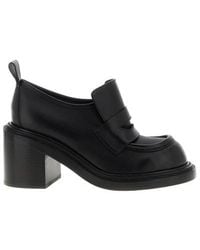 Moschino - Olivia Block Heel Loafers - Lyst