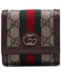 Gucci - Ophidia Gg Card Case Wallet - Lyst