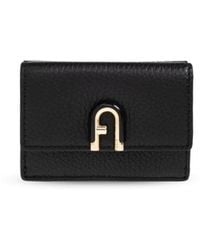 Furla - Idea Logo Plaque Small Wallet - Lyst