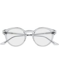 Gucci - Eyewear Round Frame Glasses - Lyst