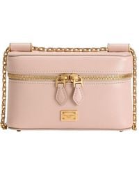 Dolce & Gabbana - Sicily Logo Plaque Crossbody Bag - Lyst