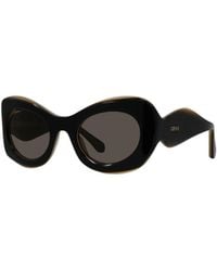 Loewe - Oval Frame Sunglasses - Lyst