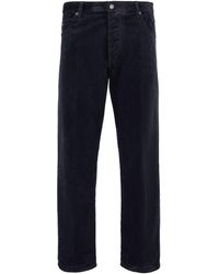 Emporio Armani - Corduroy Straight Leg Jeans - Lyst