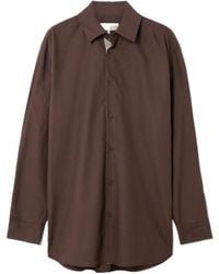 Kallmeyer - Long-Sleeved Solid-Color Shirt - Lyst