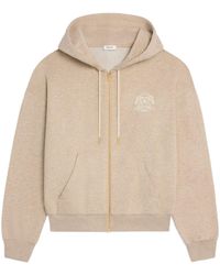 Celine - Zipped Blason Hoodie - Lyst