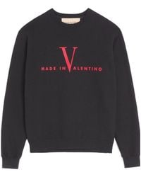 Valentino - Logo Printed Crewneck Sweatshirt - Lyst