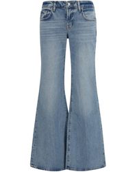 7 For All Mankind - Low Rise Flare Jeans - Lyst