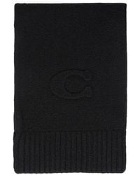 COACH - Embossed Knit Muffler - Lyst