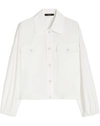 Weekend by Maxmara - Flap-Pocket Button-Up Jacket - Lyst