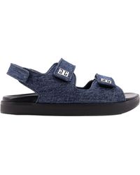 Givenchy - Logo Detailed Strap Sandals - Lyst