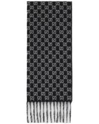 Gucci - Gg Fringed Scarf - Lyst