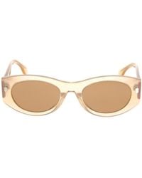 Fendi - Eyewear Oval Frame Sunglasses - Lyst