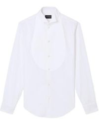 Emporio Armani - Tuxedo Shirt With Plastron - Lyst