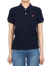 Comme des Garçons - Short-Sleeved Polo Shirt - Lyst