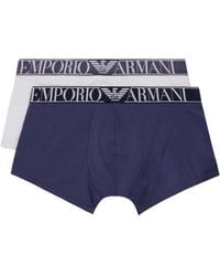 Emporio Armani - Elastic Waist Underwear Two-Piece - Lyst