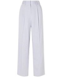 Blazé Milano - Pleated Tapered Woven Pants - Lyst