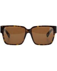 Bottega Veneta - Logo Sunglasses - Lyst