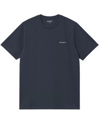 Carhartt - Script Embroidery T-Shirt - Lyst