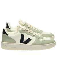 Veja - V-10 Lace-Up Sneakers - Lyst