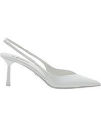 Prada - Slingback Pointed-Toe Pumps - Lyst
