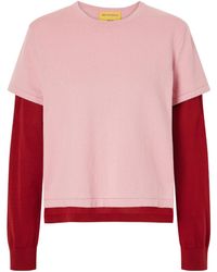 Guest In Residence - Long-Sleeve Crew Neck Top - Lyst