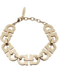 Ferragamo - Embellished Bracelet - Lyst