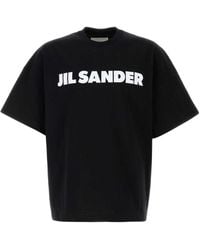 Jil Sander - Logo-Printed Crewneck T-Shirt - Lyst