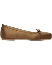 Aeyde - Gabriella Satin Ballet Flats - Lyst