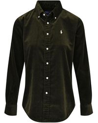 Polo Ralph Lauren - Corduroy Long-Sleeves Collared Shirt - Lyst