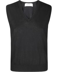 Lisa Yang - V-Neck Knitted Vest - Lyst