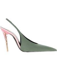 Saint Laurent - Loredana 110 Slingback Heeled Pumps - Lyst