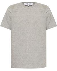 COMME DES GARÇONS PLAY - Signature Heart-Patch T-Shirt - Lyst