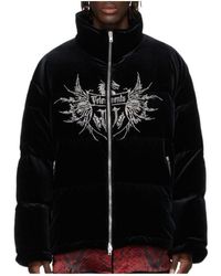 Vetements - Crystal-Logo Padded Jacket - Lyst