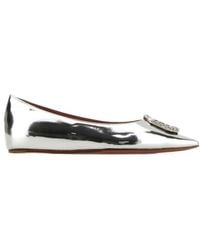 AMINA MUADDI - Pointed Flat Shoes - Lyst