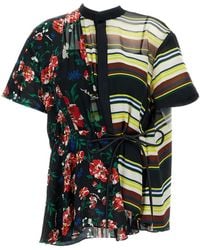 Sacai - Printed Shirt - Lyst