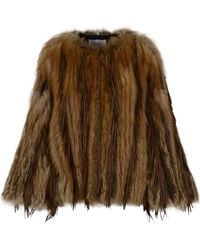 Yves Salomon - Long-Sleeved Fur Coat - Lyst